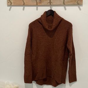 Old Navy Rust Knit Turtle Neck Sweater